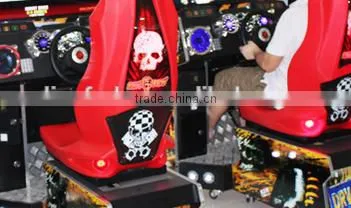 2017 DianFu 42 inch dirty driving car racing simulator game machine for sale
