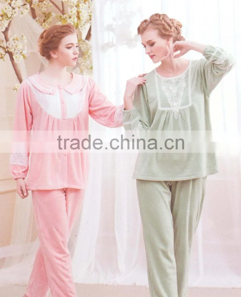 ladies night wear family pajama set sleepwear for women