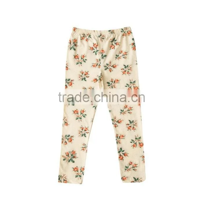 2017 Spring Valentines Organic Cotton Newborn Baby Pants Baby Leggings Cute Sweatpants