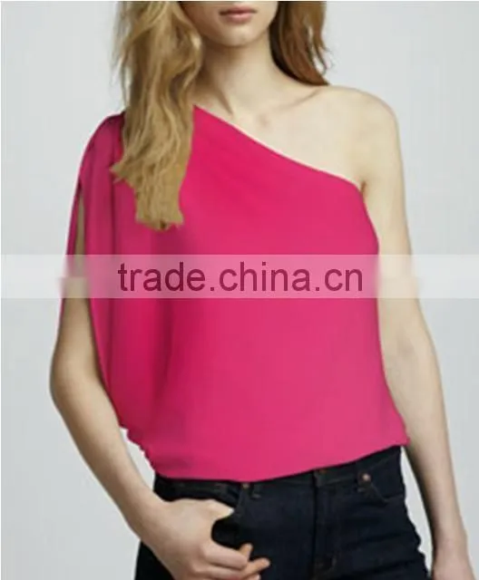 ladies one shoulder top
