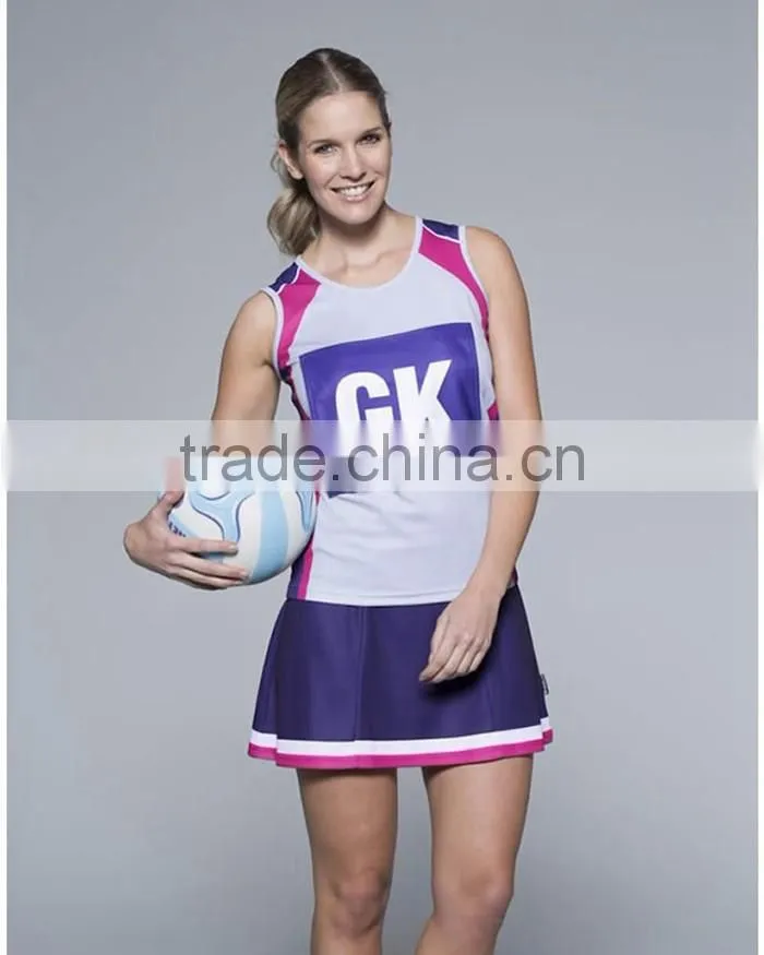 Latest custom design netball dresses netball uniforms volleyball uniform designs