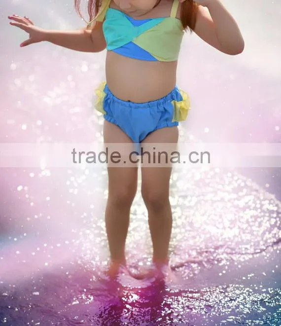 Light green 2 piece suit baby beachwear swimsuit summer dabble clothing