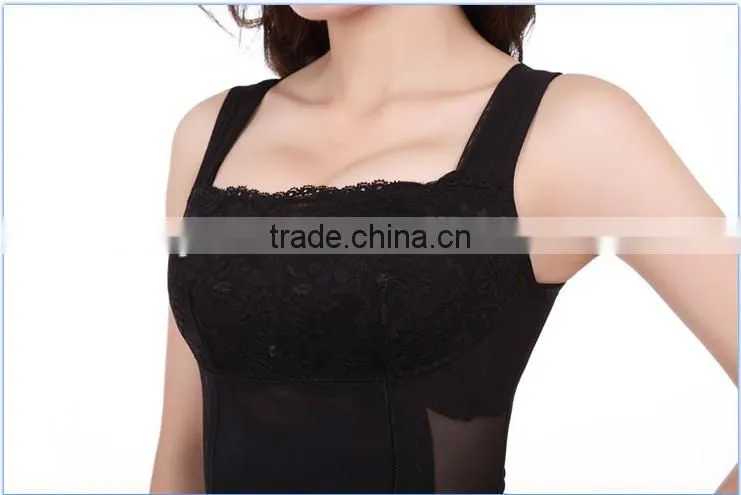 fashion transparent lace flower seamless tank tops women