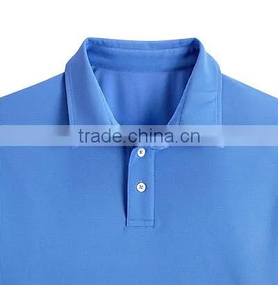 Plain solid color mandarin collar man polo shirt stock