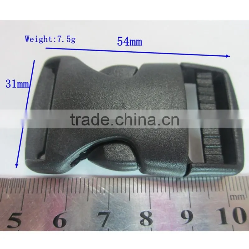 Black Side Release Plastic Buckles For Backpack In Bulk Cheap Price