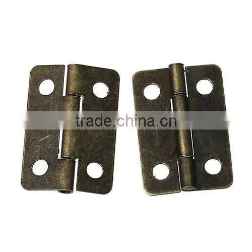 Antique Bronze 4 Holes Door Butt Hinges(rotated from 0 degrees to 280 degrees) 22.0mmx15.0mm
