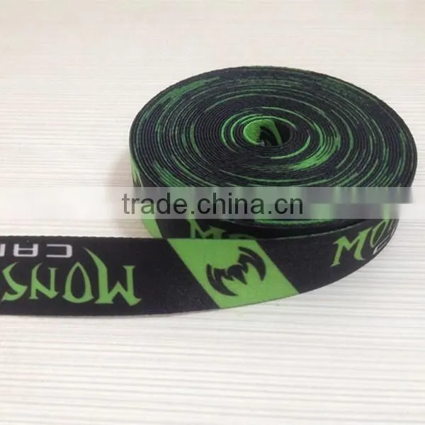 Single Face Style hot transfer printed grosgrain ribbon