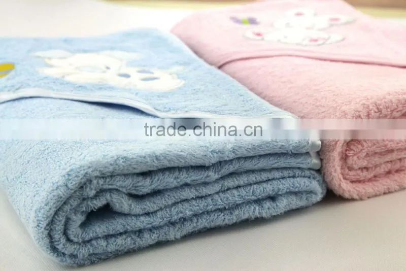 Knitted Bamboo fiber baby hooded towels