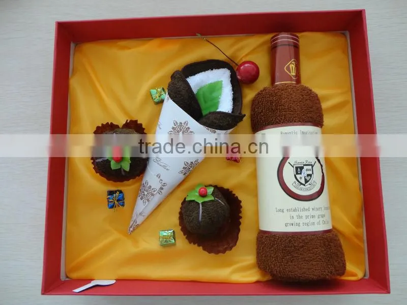 100%cotton cake towel