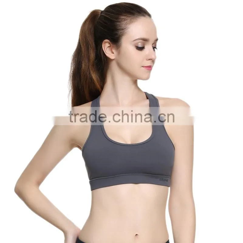Solid Color Women Fitness Workout Sexy Yoga Bra
