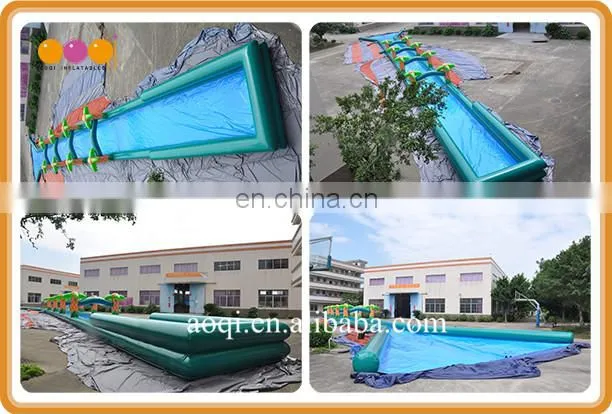 150 ft slip n slide inflatable slide the city water slide with palm tree for kids and adults