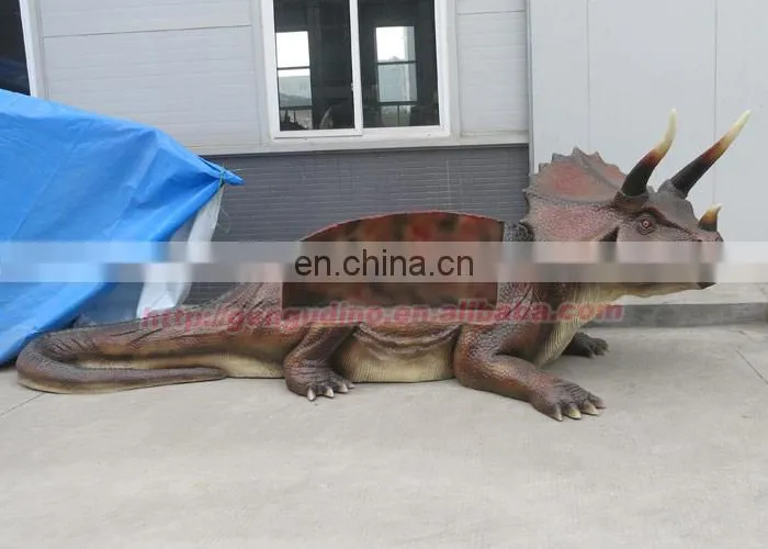 Handmade Dinosaur Model Outdoor Fiberglass Dinosaur Statue