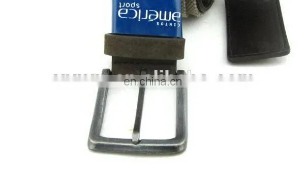 Fashion Canvas Belt With Leather For Men Waist Belt For Kids