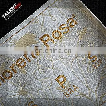 custom brand name logo clothing woven label for garment