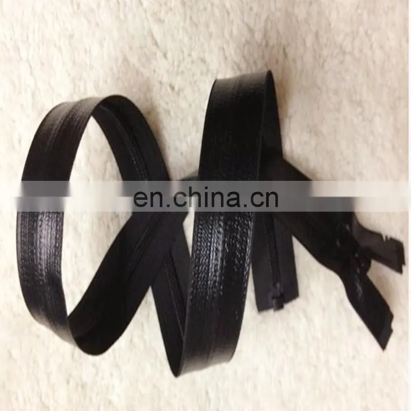 Seal metal waterproof zipper for bags