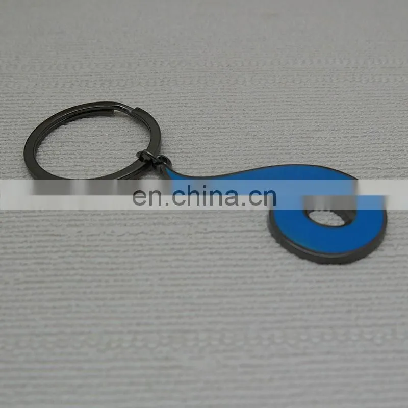 New Design Wholesale Custom London Key Shape Key Ring