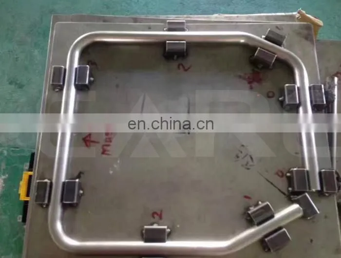 Automatic exhaust pipe bender with PLC control with high precision