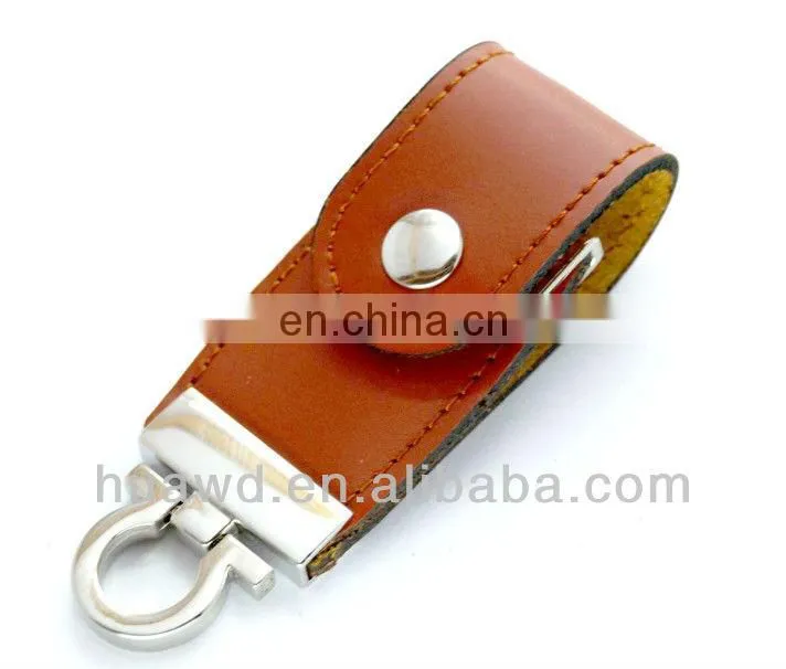 Best Gifts 32gb Usb Drive Leather Pendrive, Grade A Chips Usb Leather Stick, Economy Usb Leather Case