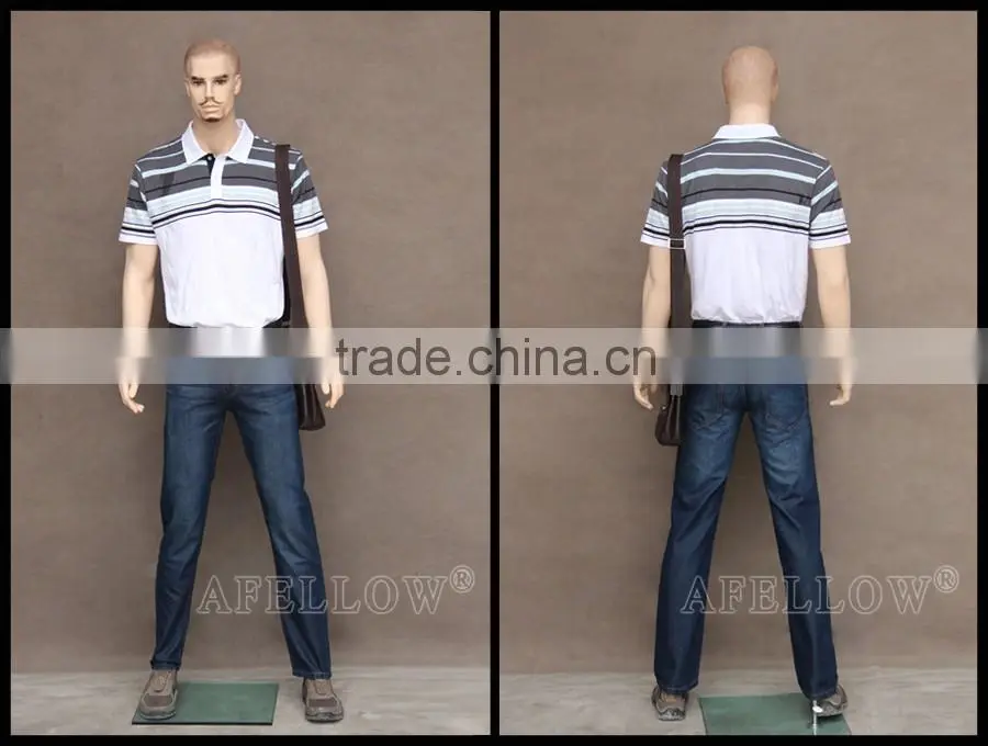 Realist Muscle Full Body Man Mannequin Fiberglass Dummy WEN8