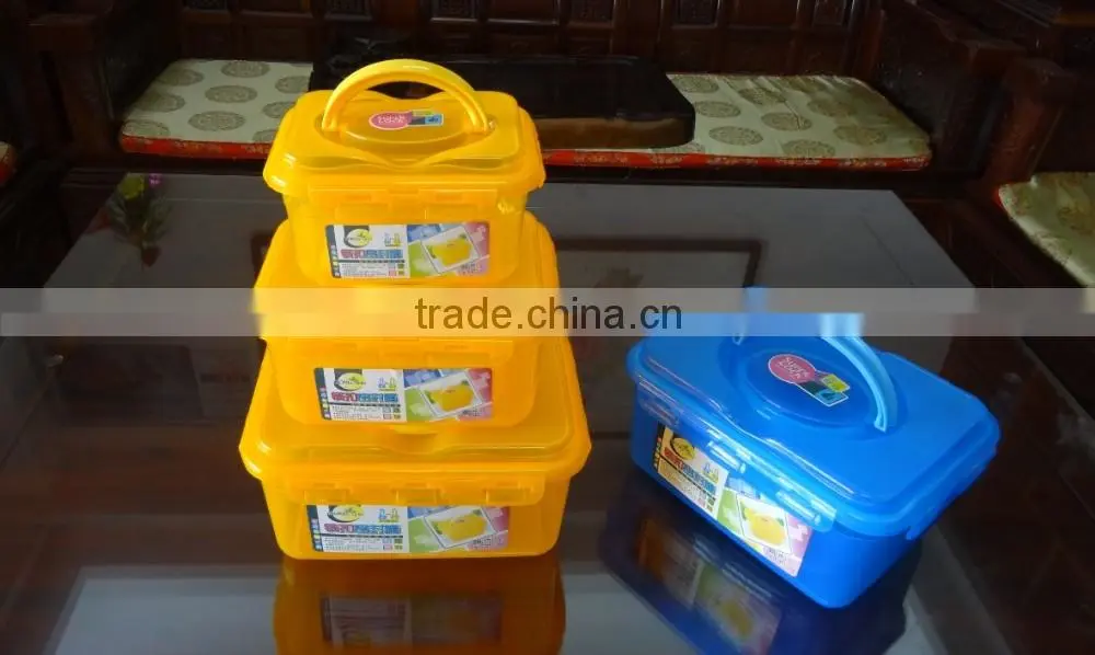 Super lock plastic storage box, storage container, storage bin with handles