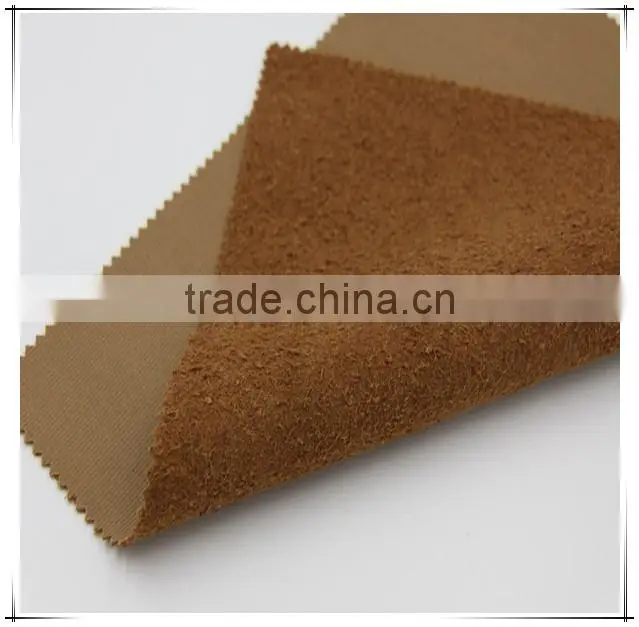 100%Polyester Pu Coating Fabric nylon flock powder
