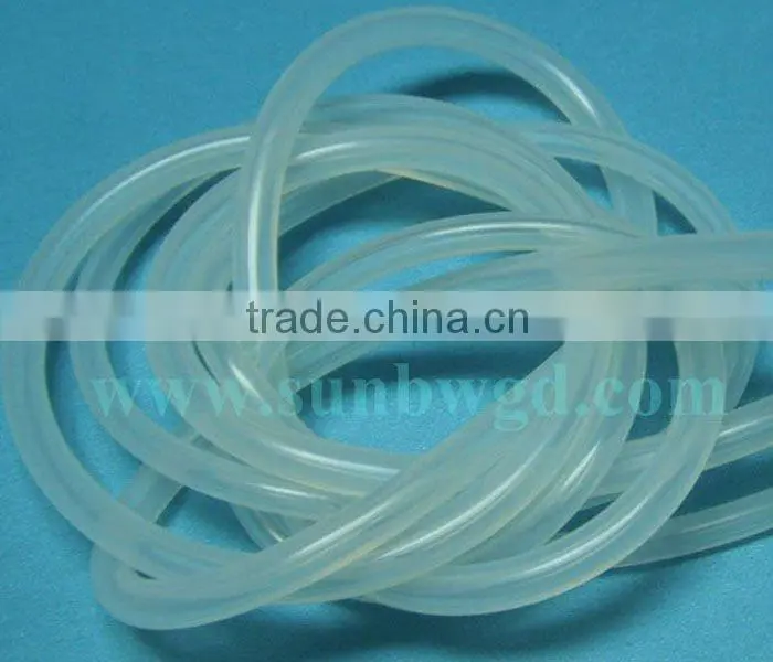 food grade and flexible Thick-walled silicone rubber tube for Hookah