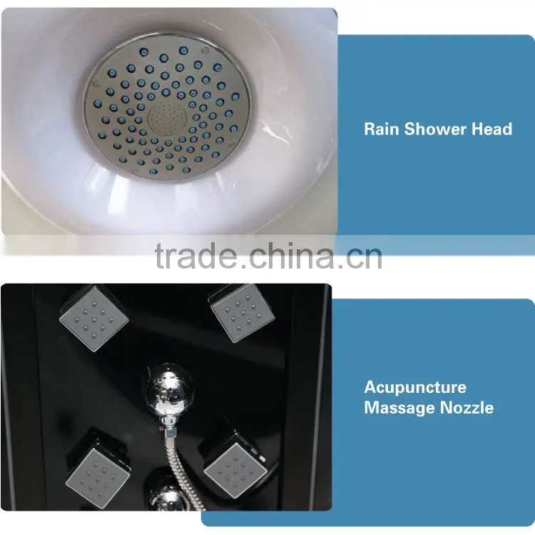 Indoor Freestanding Tempered Glass Door Mini One Person Steam Room K-7047