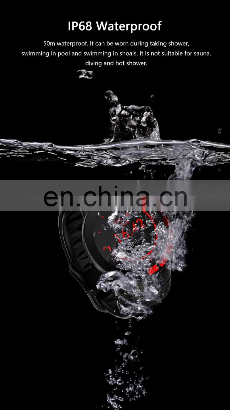 SANDA E3 Branded Watches Temperature Alarm Heart Rate Clock Sport Adult Android Smart Watch