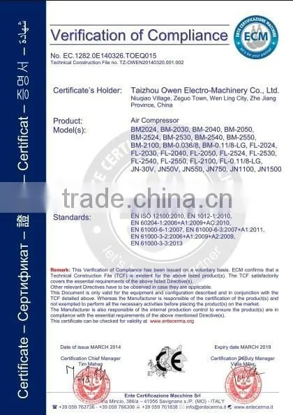 portable piston Cheap Air Compressor with CE,ROHS