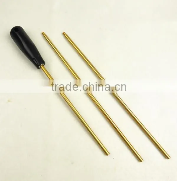 Brass rods rifle cleaning kit with solvent and gun oil , hunting gun accessories ,gun cleaning kit