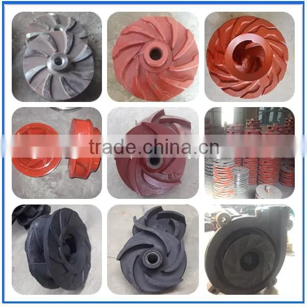 SPR rubber lined sump suction slurry pump