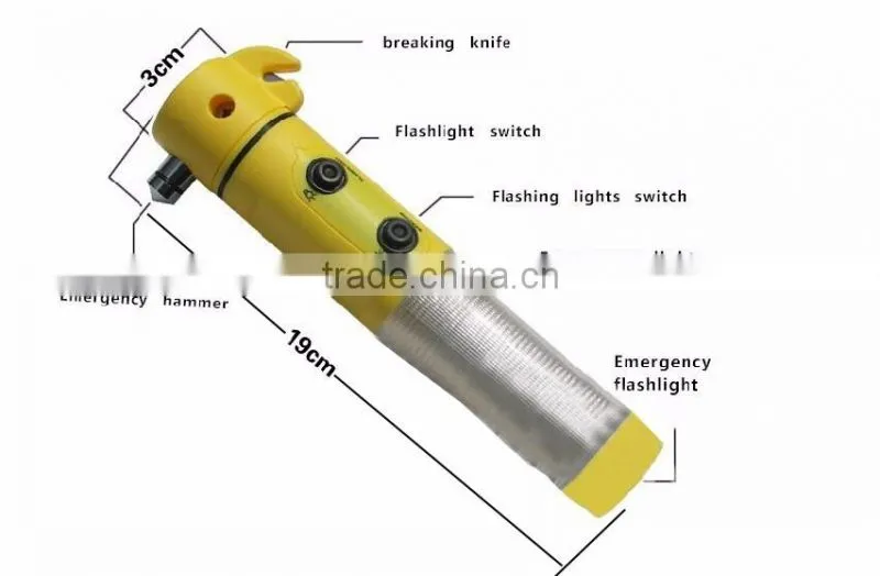 emergency hammer & belt cutter