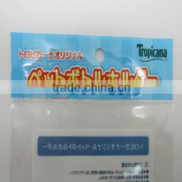 High quality head card bag printing plastic bag Chuck bag