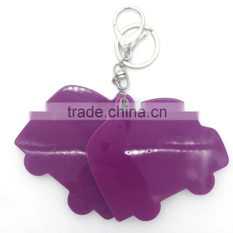 Acrylic cutie miniature bus Keychain