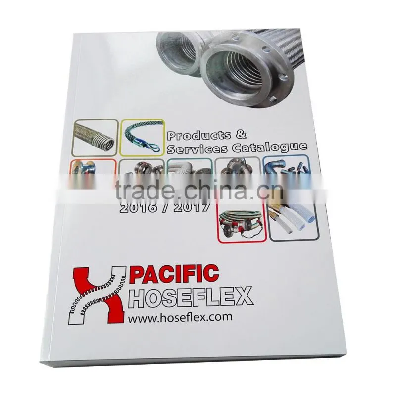 OEM magazine and catalogue designs printing with machine in China