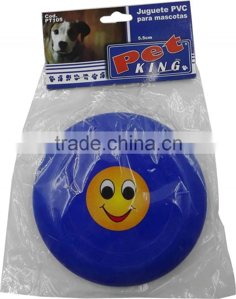 Flying Disc plastic pet dog frisbee selling Pet frisbee with hole