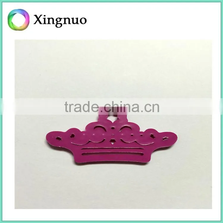 Embossed garment rubber patch logo