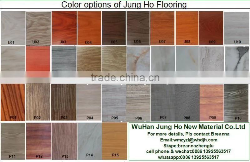 No formadehyde eco friendly click lock heating flooring with thermostat