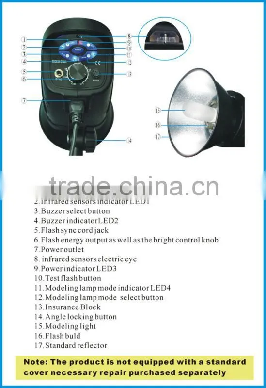 best price mini strobe light KF-300 300w small flashing light