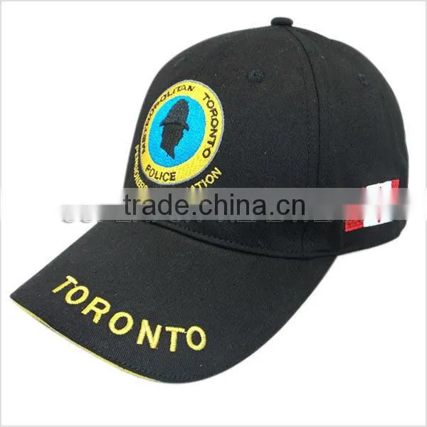 100% cotton custom 6 panel embroidered cap