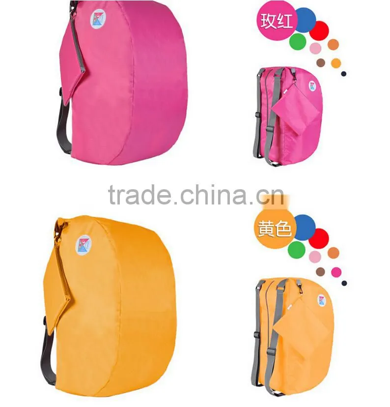 Mutifunctional lightweight waterproof foldable day backpack