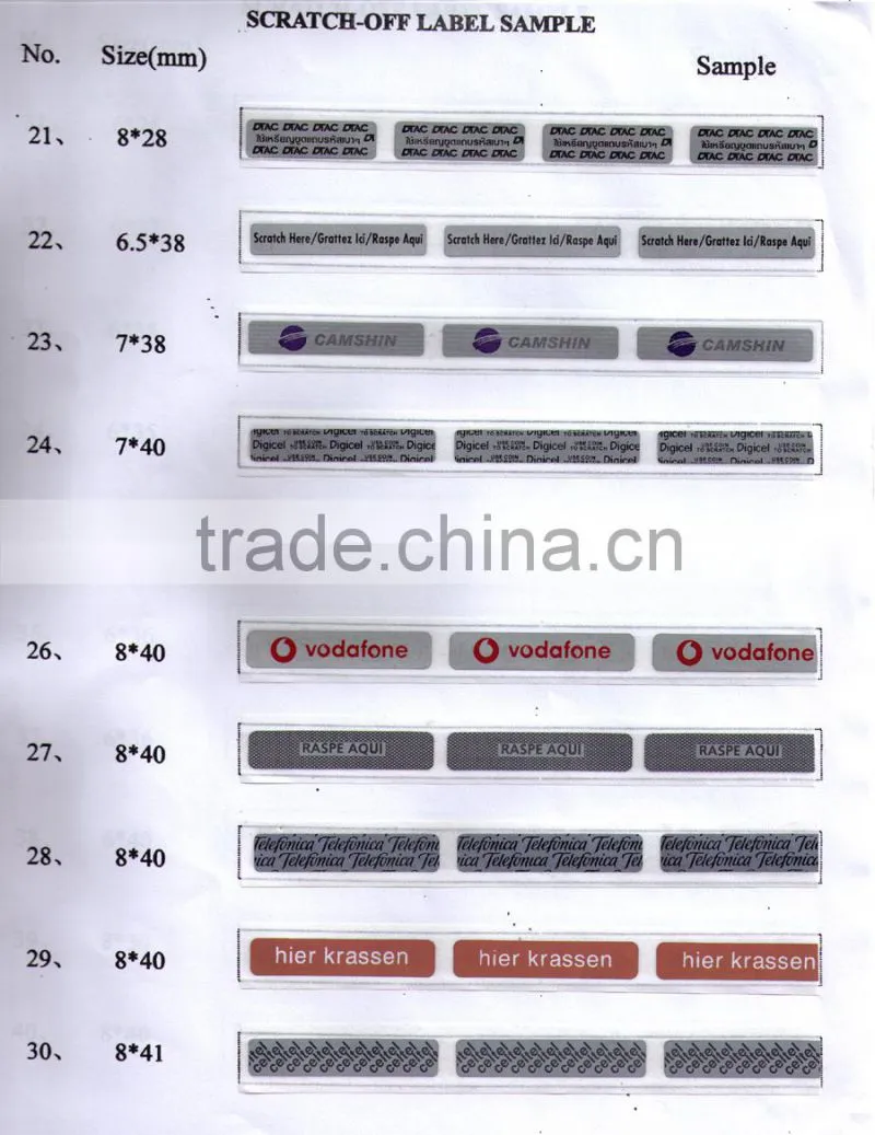 SMSFL-1 Full Automatic Scratch Card Making Machine