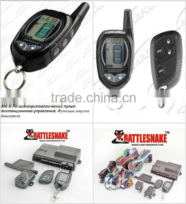 LCD remote starter sheriff car alarm system ZX-1055