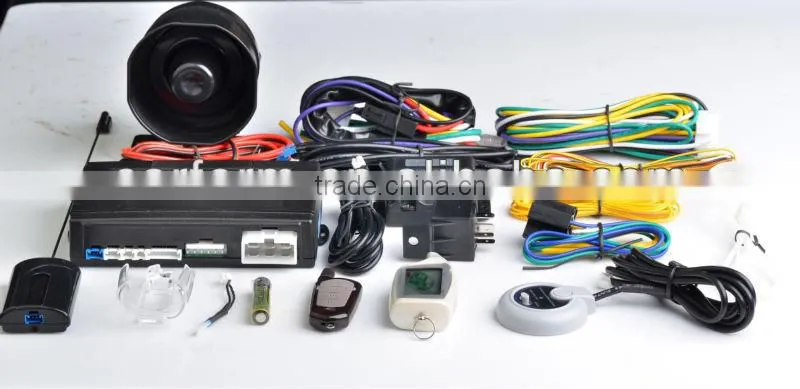 Factory Wholesale in stock Magicar M909F two way car alarm system English/Persian version LCD remote engine starter