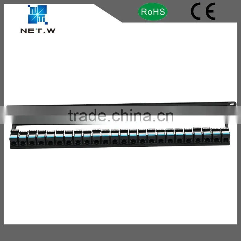 Led Light 1U 24 Ports Cat6 Utp Patch Panel