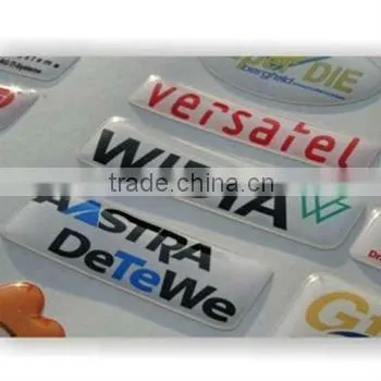 3d pvc puffy stickers