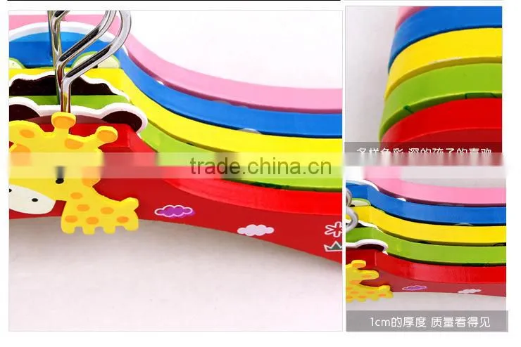 J208 child wholesale wood clothes hanger factory