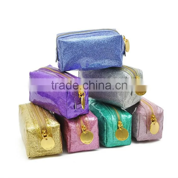 2013 hottest fluorescence blue pvc cosmetic bag
