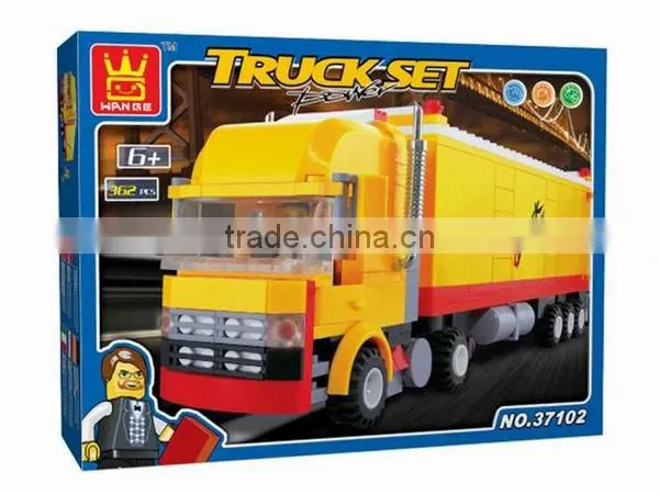 ABS Engineering Truck Toy Building Blocks Toys
