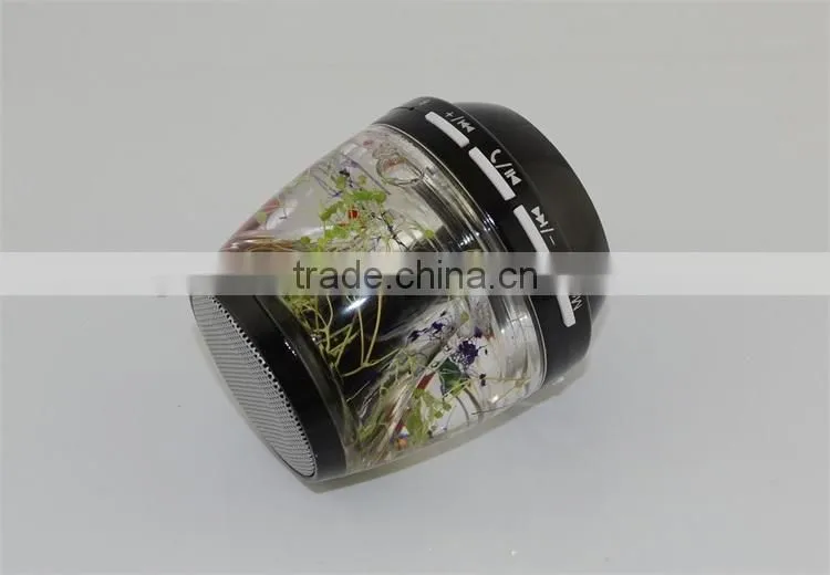 Handfree Stereo Colorful LED MP3 Bluetooth Liquid speaker